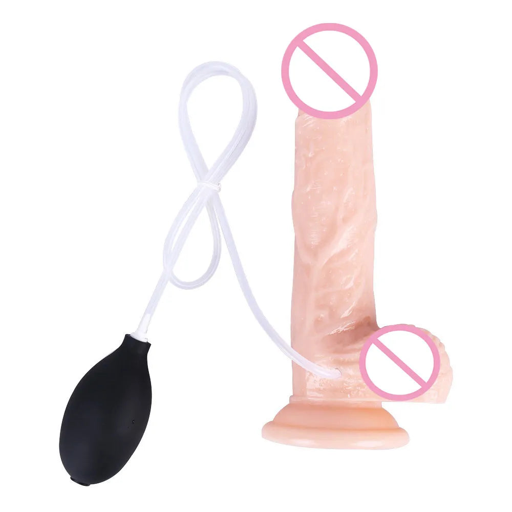 Penis Squirting Realistic Silicone Dildo