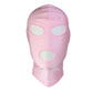 Pink Fetish Harness Head Hood BDSM Slave Game Open Eyes Mouth Face Mask Erotic Sex Toys Role Play for Couples Master Gay Adult