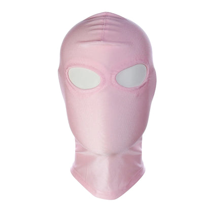 Pink Fetish Harness Head Hood BDSM Slave Game Open Eyes Mouth Face Mask Erotic Sex Toys Role Play for Couples Master Gay Adult