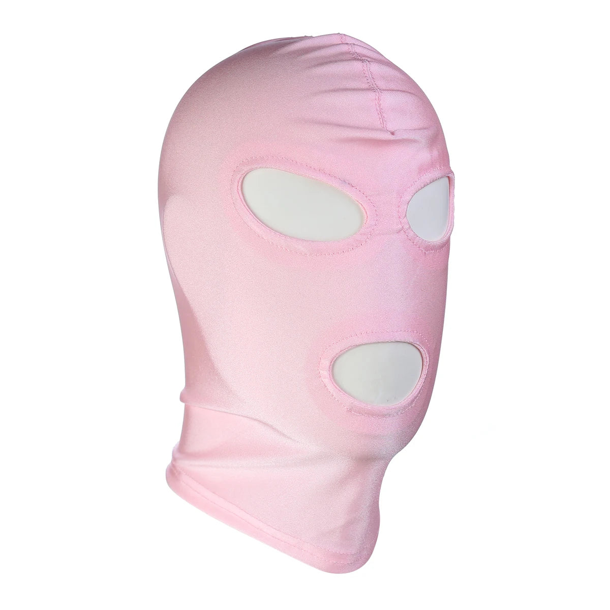 Pink Fetish Harness Head Hood BDSM Slave Game Open Eyes Mouth Face Mask Erotic Sex Toys Role Play for Couples Master Gay Adult