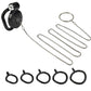 Pink Male Penis Chastity Cage Set Small Bird Chastity Cage 5 Cock Rings With Urethral Sound Plug Penis Bondage Slave Man Sex Toy