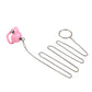 Pink Male Penis Chastity Cage Set Small Bird Chastity Cage Belt With Padlock 5 Cock Ring Penis Bondage Slave Man Sex Toy