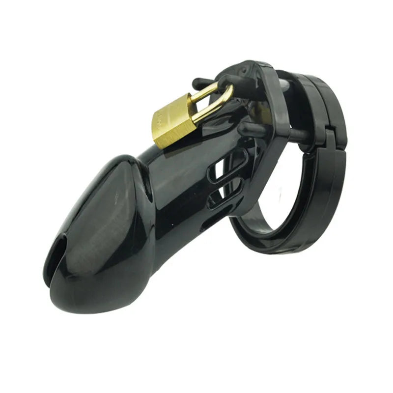 Plastic Chastity Cage for Male Bondage Ball Stretcher Cock Cage Penis Lock Penis Ring BDSM Chastity Belt Sex Toy for Man Sex Toy