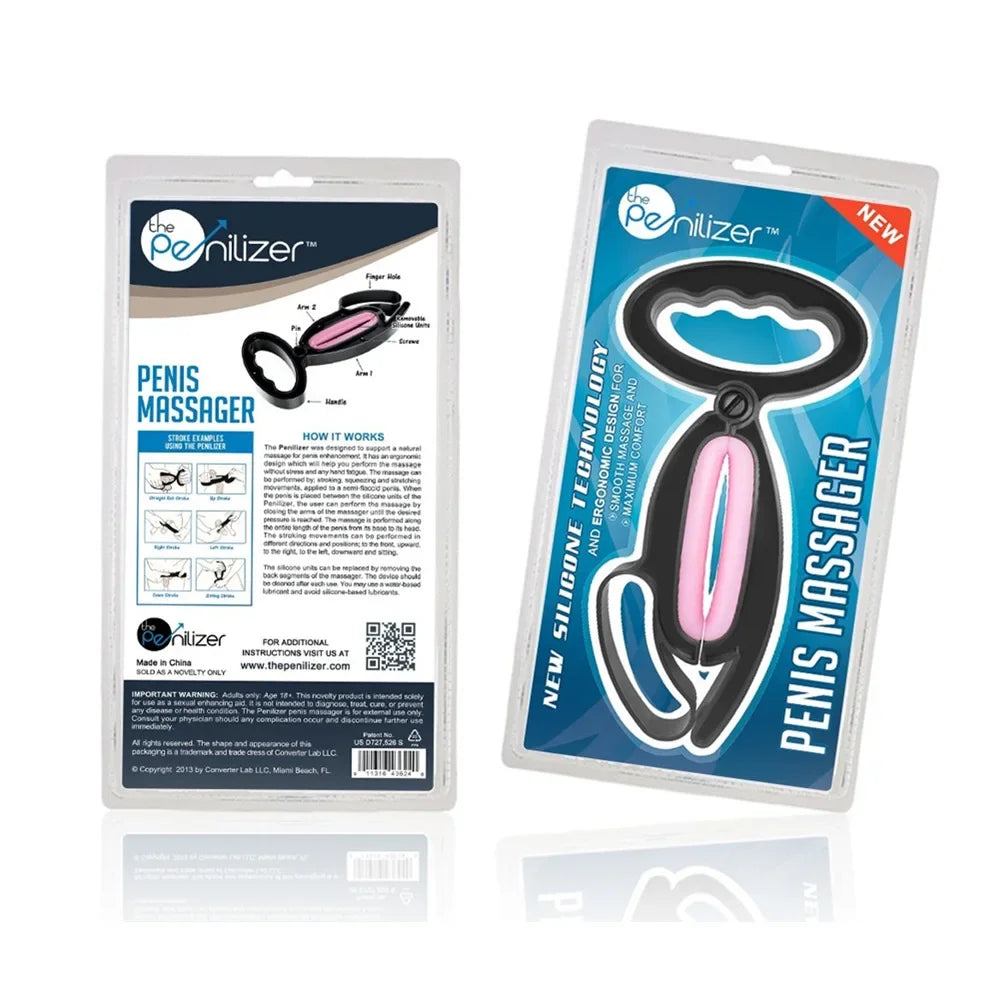 Popular physical exercise device for Penis Enlargement Jelq Penis Massage Machine and Penis Stretch Massage Clip Sex toy for Man