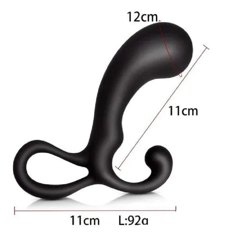 Portable Prostate Massager Masturbator Ass Anal Butt Plug Dilator Dildo Silicone Open G Spot Buttplug Sex Toys For Men Women