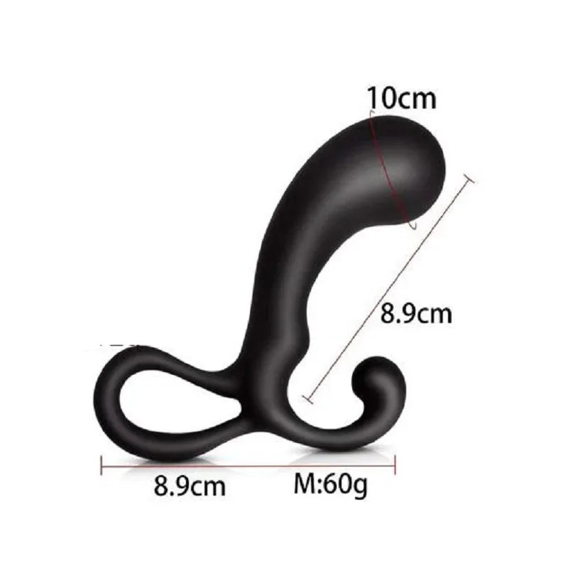 Portable Prostate Massager Masturbator Ass Anal Butt Plug Dilator Dildo Silicone Open G Spot Buttplug Sex Toys For Men Women