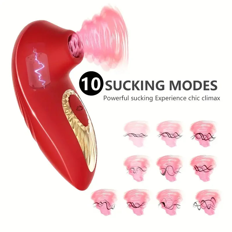 Powerful Clitoral Suction Vibrator Female Clitoral Vacuum Stimulator Vacuum Massager Sex Toy Adult Suction Cup Female Sex Toy