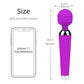 Powerful Oral Clit Vibrators USB Charge Av Magic Wand Vibrator Anal Massager Adult Sex Toys For Women Safe Silicone Sex Products