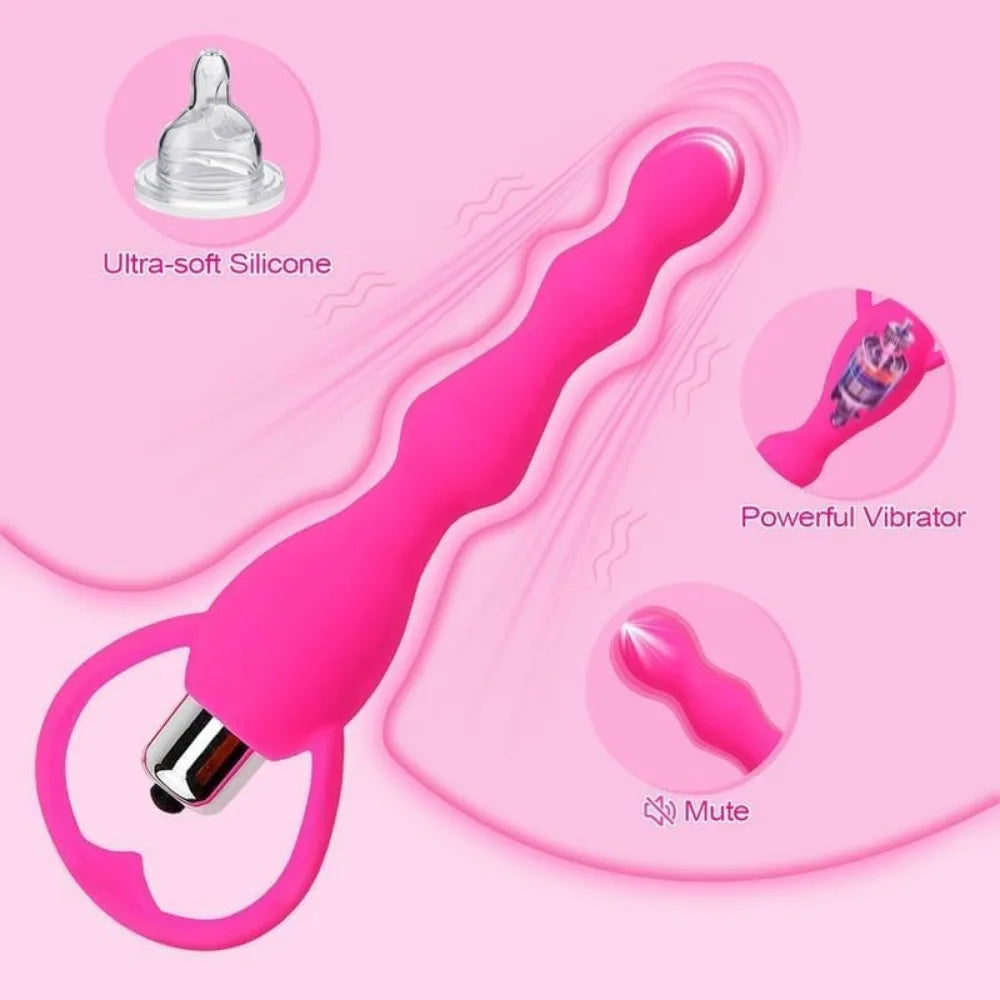 Prostate Anus Vagina Vibrator Training Sets Plug Toy Butt Adult Toys Plug Relaxing Tool for Men Women Anal Plug Sex Toy Vibrator