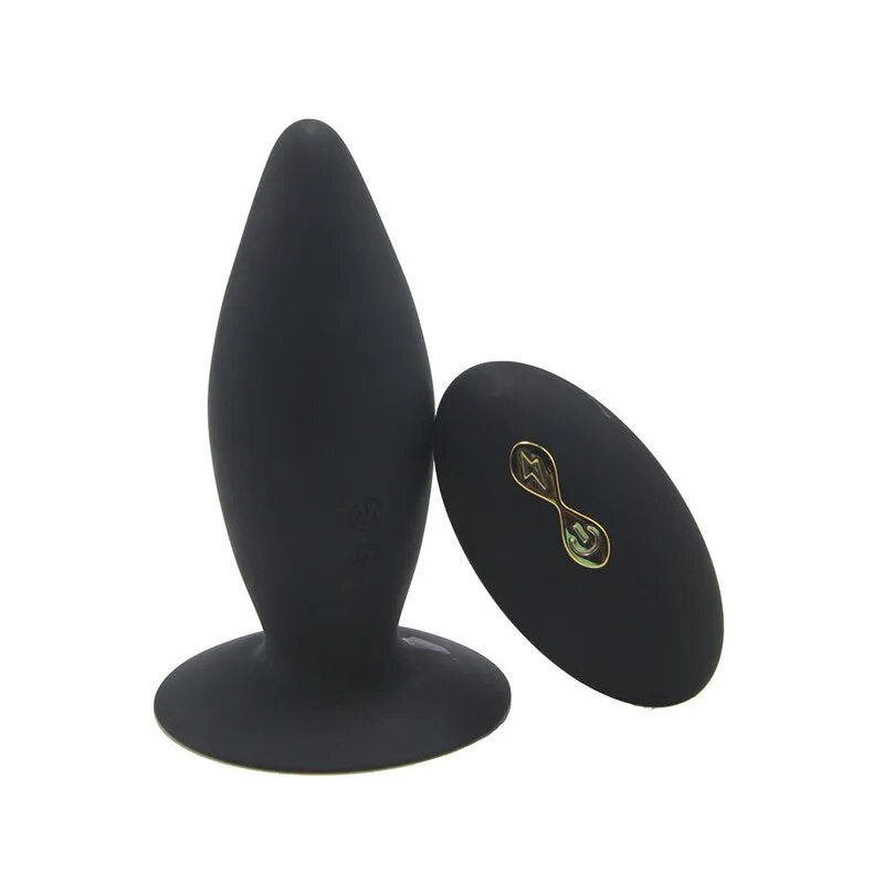 Prostate Vibration Massager for Man Anal Plug Remote Control Anal Waterproof Power Motor Mode Hip Silicone Adult Toys for Woman