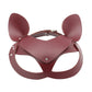 Pu Leather Half Face Cat Cosplay Eye Mask for Woman Adult Play Game Masquerade Ball Carnival Masks BDSM Sexy Cat Girl Sex Toys