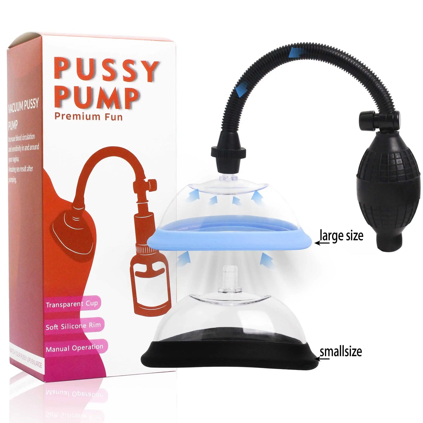 Pull Rod Pussy Pump Vagina Clitoris Sucker Manual Women Nipple Stimulator Enlarge Vacuum Pump Cover Adult Sex Toys for Women 18+