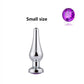 Rainbow metal small large set heavy anal beads butt plug jewelry Anus Stimulator Sex Toy for Men Women BDSM Prostate Massage