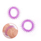 Random Color 3pc Prickly Cock Ring Sex Toys For Male Delay Ejaculation Scrotum Lock Ring Durable Penis Ring Enlarger Adult Goods