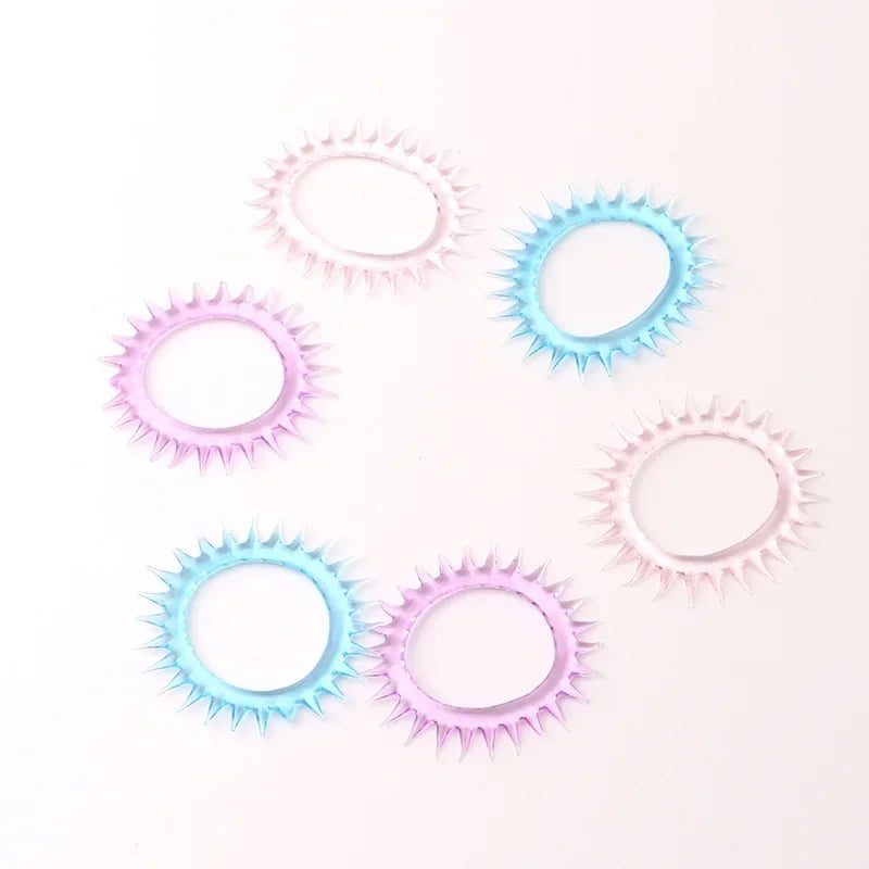 Random Color 3pc Prickly Cock Ring Sex Toys For Male Delay Ejaculation Scrotum Lock Ring Durable Penis Ring Enlarger Adult Goods