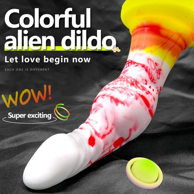 Real Dragon Dildo Anal Toys Soft Silicone Dildo Sex Toy for Men Women Prostate Massager Big Butt Plug Thick Dildos Masturbator