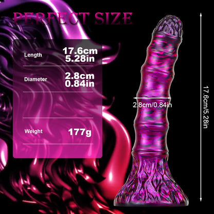 Realistic Animal Dildo Colorful Silicone Dragon Monster Dildo G-Spot Prostate Massage Anal Toy Sex Toys for Women Men Adult Toy