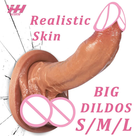 Realistic Big Dildo For Women Dick Male Artificial Penis Suction Cup Dildos Silicone Female Masturbator Sexy Shop Adult Toys