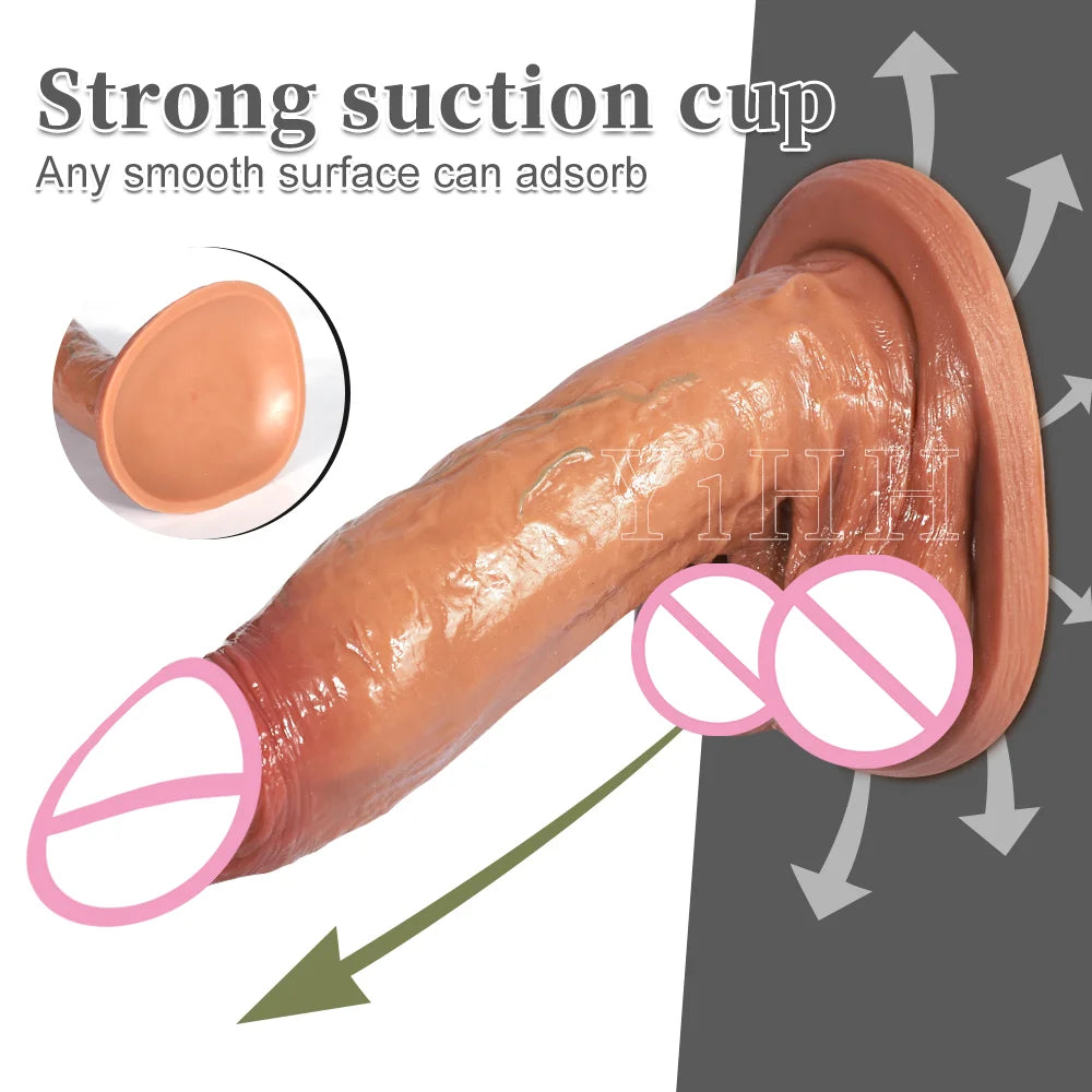 Realistic Big Dildo For Women Dick Male Artificial Penis Suction Cup Dildos Silicone Female Masturbator Sexy Shop Adult Toys