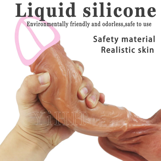 Realistic Big Dildo For Women Dick Male Artificial Penis Suction Cup Dildos Silicone Female Masturbator Sexy Shop Adult Toys