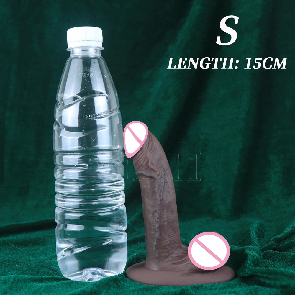 Realistic Big Penis Dildo Sex Toys For Woman Vaginal Stimulator Big Dick With Suction Cup Mini Dildo Long Anal Plug Buttplug