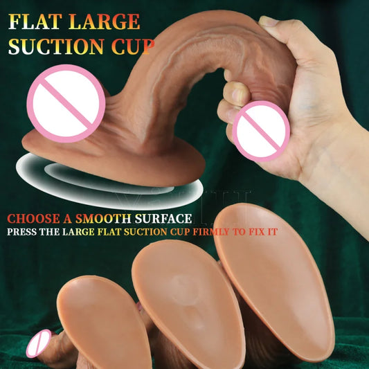 Realistic Big Penis Dildo Sex Toys For Woman Vaginal Stimulator Big Dick With Suction Cup Mini Dildo Long Anal Plug Buttplug