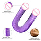 Realistic Dildo Double Ended Dildo Sex Toys for Woman Erotic Soft Long Jelly Dildo for Lesbian Flexible Big Penis Masturbator