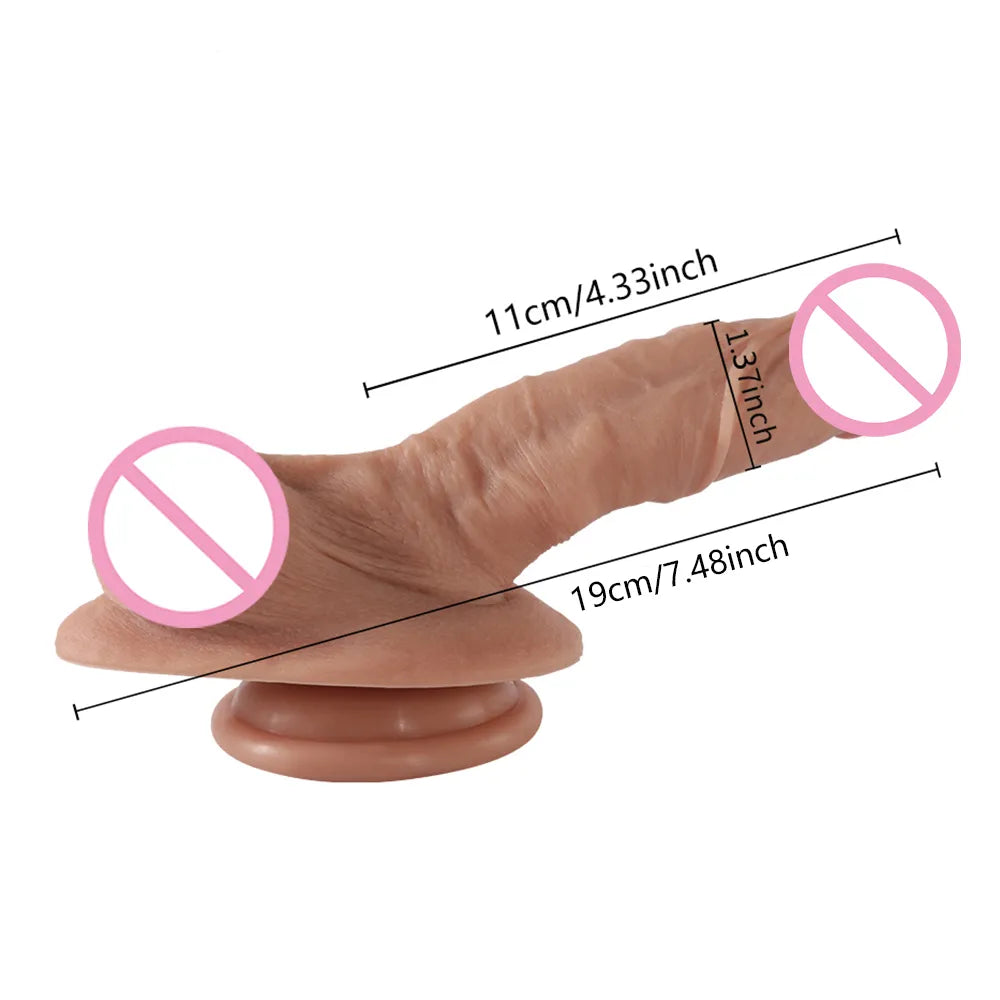 Realistic Dildo Silicone Strong Suction Cup Dildo Erotic Adult Toy Erection Penis for Women Lesbian Strap on Dildo Sex Toys