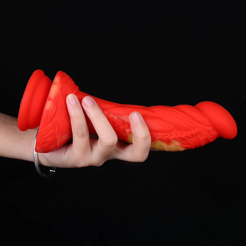 Realistic Dildo Silicone Wolf Dog Penis Dildo Prostate Massager Large Butt Plug Dragon Anal Sex Toys for Women Strapon Dildo