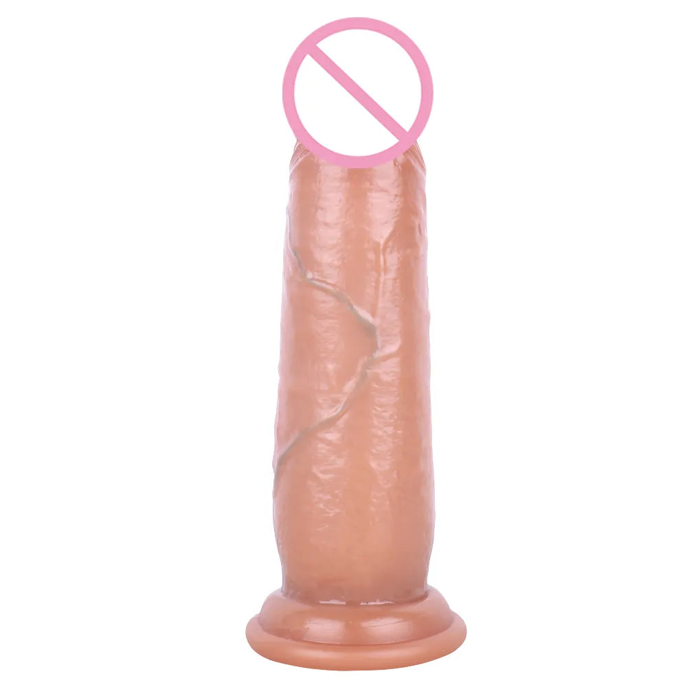 Realistic Dildo Skin Feeling Dildo Huge Soft and Flexible Sliding Penis Sex Toys for Women Female Masturbation Adult Toys