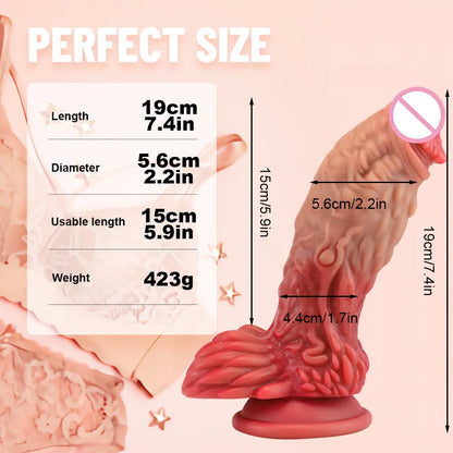 Realistic Dildo Strong Suction Cup Dildo Prostate Massager Large Butt Plug Dragon Thick Dildo Anal Sex Toys for Women Strap on