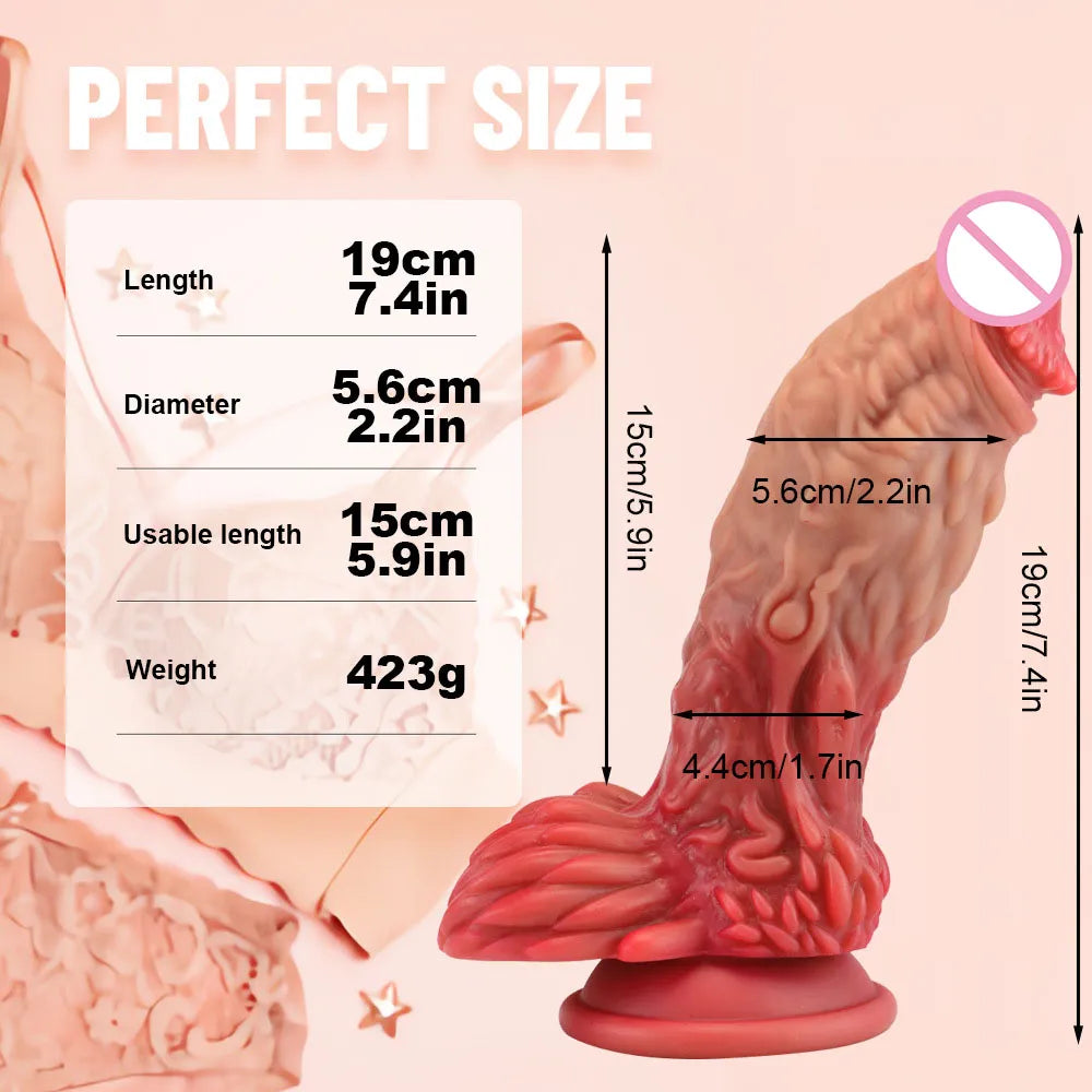 Realistic Dildo Strong Suction Cup Dildo Prostate Massager Large Butt Plug Dragon Thick Dildo Anal Sex Toys for Women Strap on