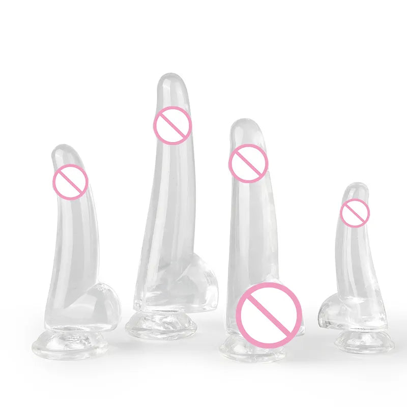 Transparent Penis Dick With Suction Cup