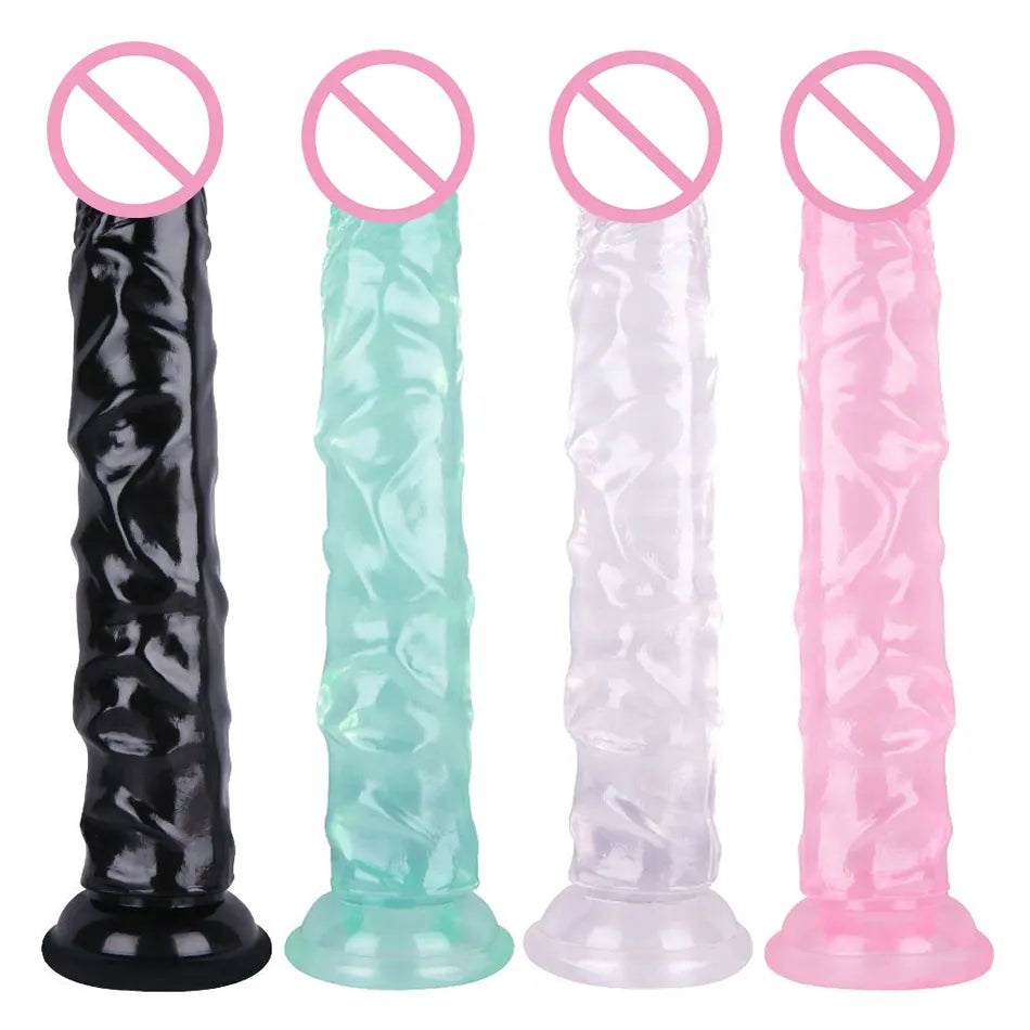 Soft Jelly Suction Cup Fake Penis