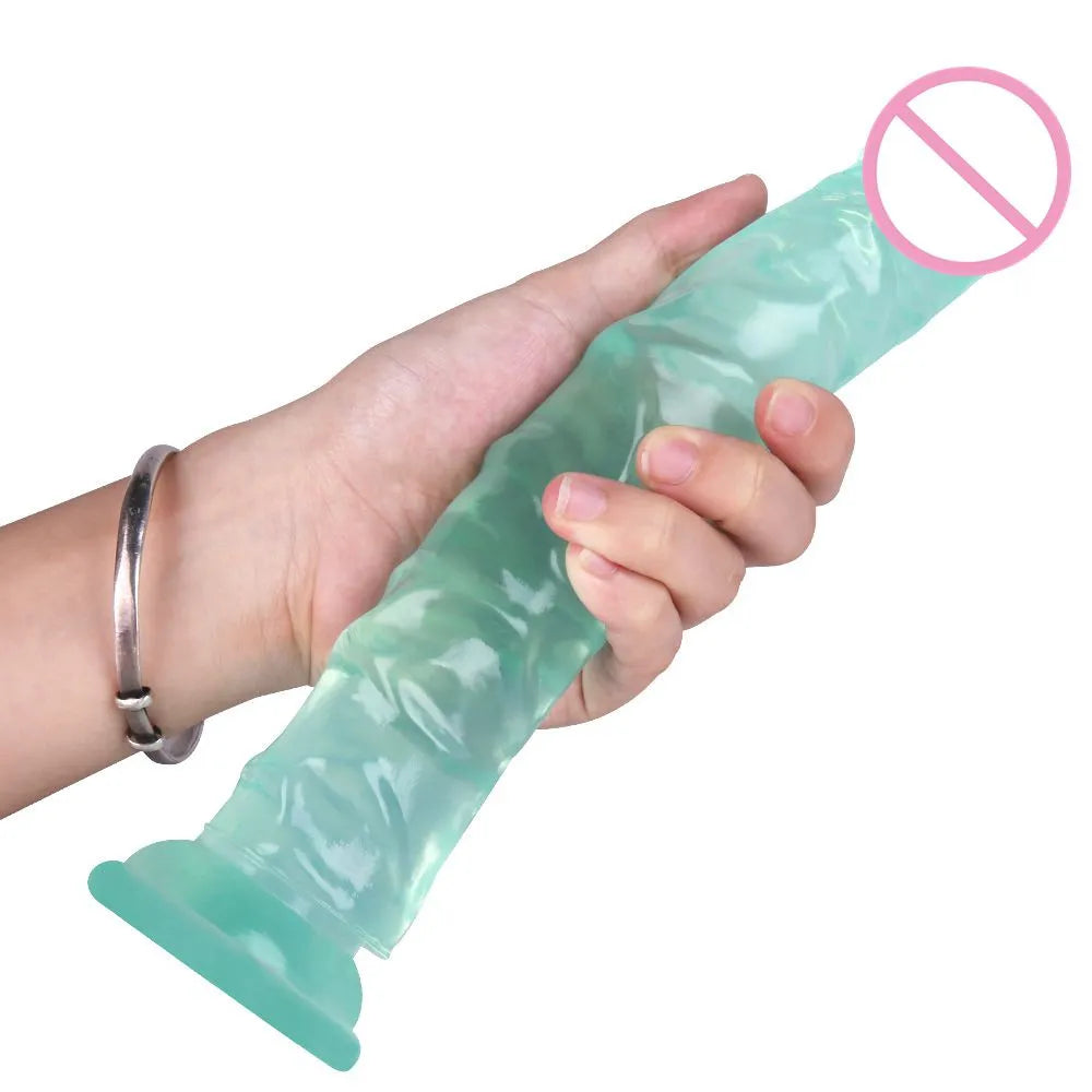 Soft Jelly Suction Cup Fake Penis