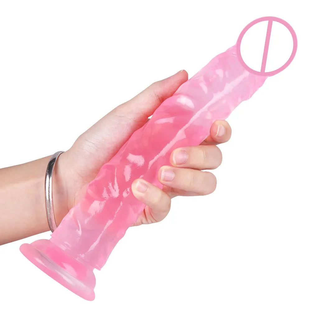 Soft Jelly Suction Cup Fake Penis