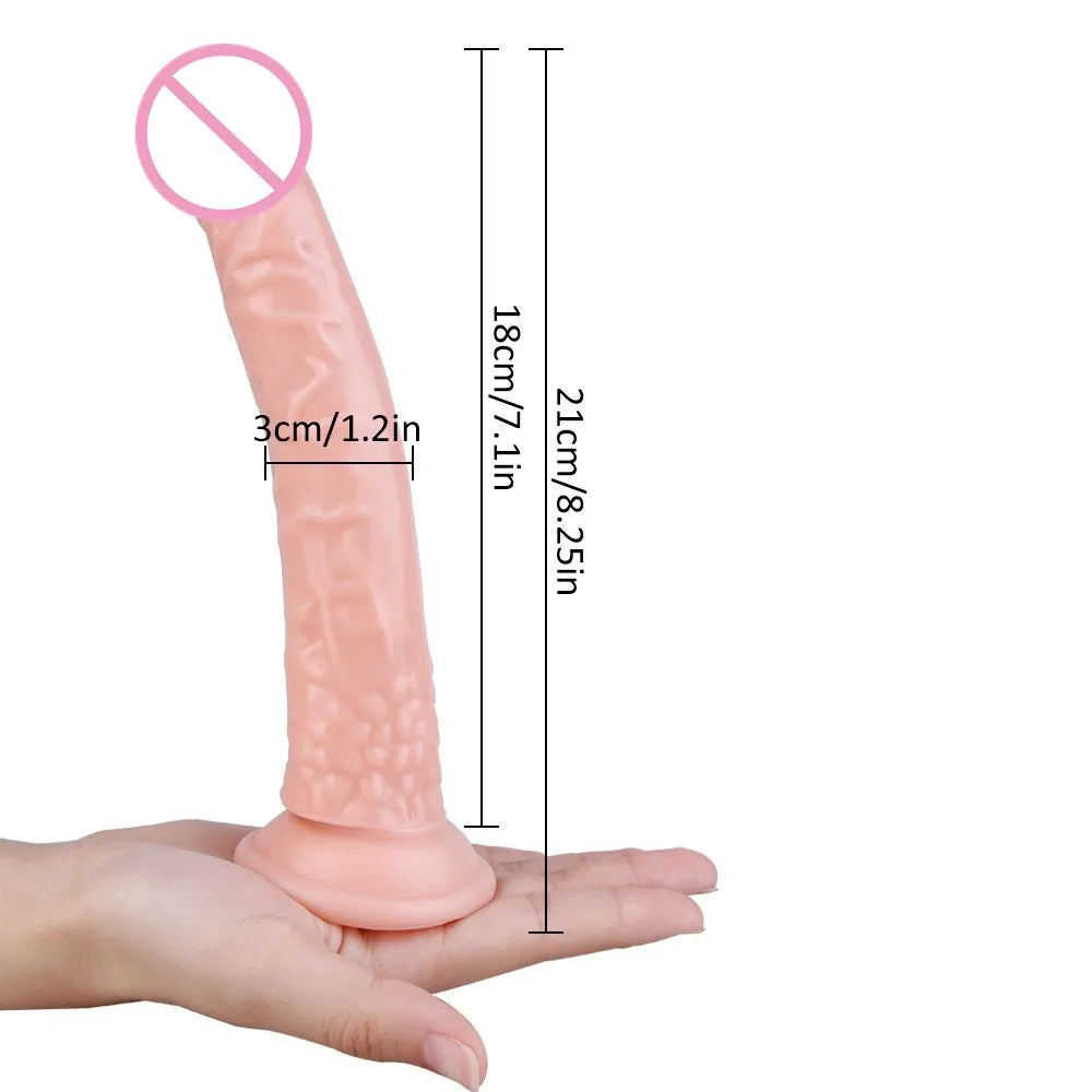 Soft Jelly Suction Cup Fake Penis