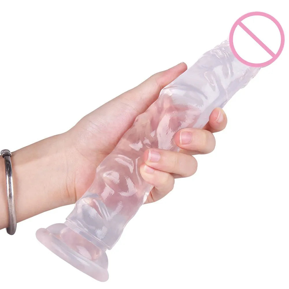 Soft Jelly Suction Cup Fake Penis