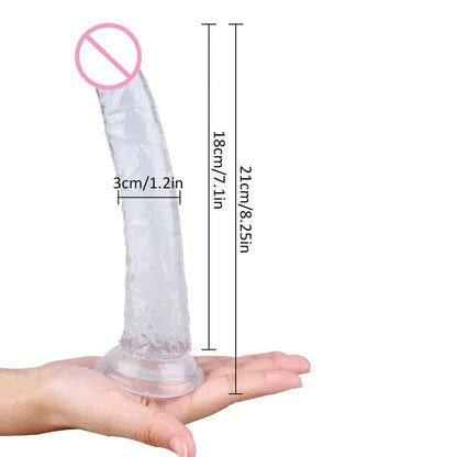 Soft Jelly Suction Cup Fake Penis