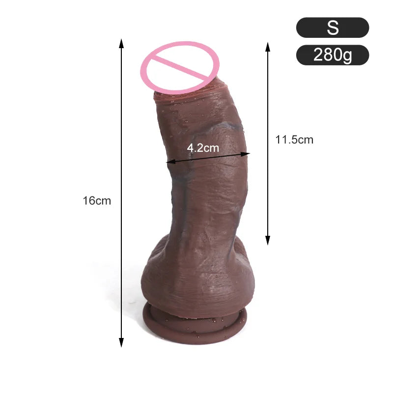 Realistic Dildo with Powerful Suction Cup Silicone Small Penis Big Dick Sex Toys Flexible G-spot Dildo Female vaginal anal Plug