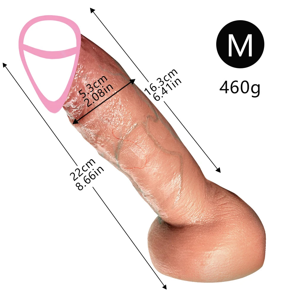 Realistic Dildo with Powerful Suction Cup Silicone Small Penis Big Dick Sex Toys Flexible G-spot Dildo Female vaginal anal Plug