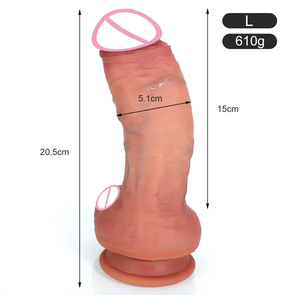 Realistic Dildo with Powerful Suction Cup Silicone Small Penis Big Dick Sex Toys Flexible G-spot Dildo Female vaginal anal Plug