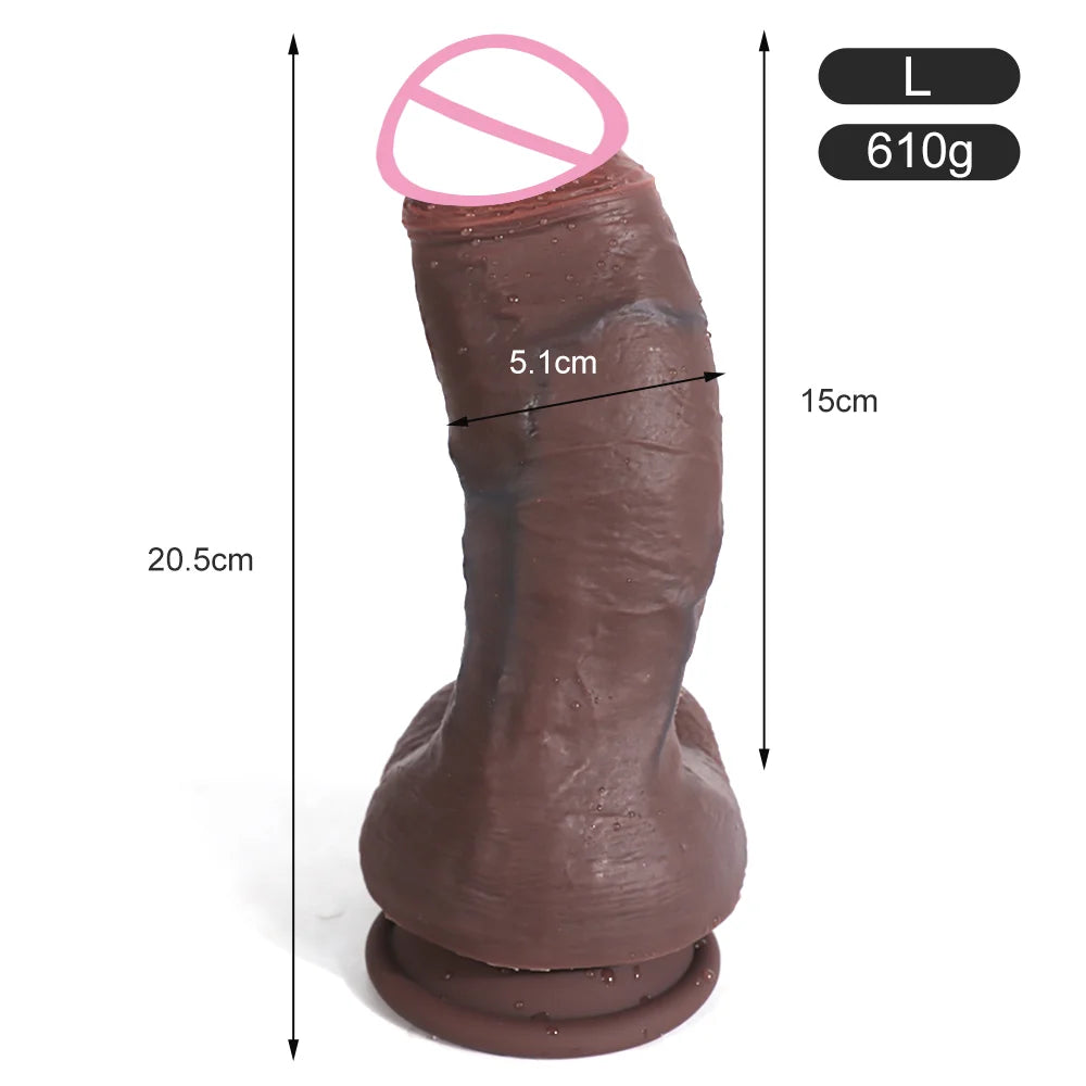 Realistic Dildo with Powerful Suction Cup Silicone Small Penis Big Dick Sex Toys Flexible G-spot Dildo Female vaginal anal Plug