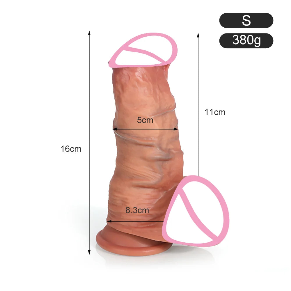 Realistic Dildo with Powerful Suction Cup Silicone Small Penis Big Dick Sex Toys Flexible G-spot Dildo Female vaginal anal Plug