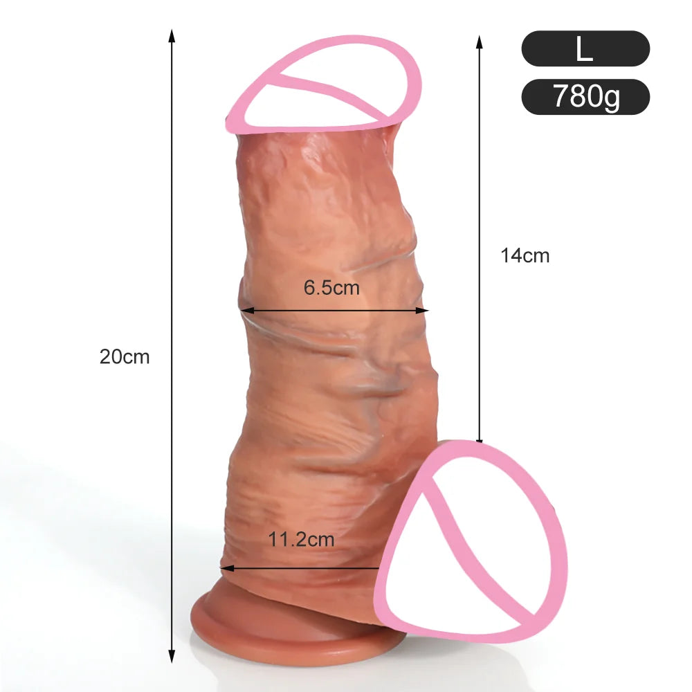 Realistic Dildo with Powerful Suction Cup Silicone Small Penis Big Dick Sex Toys Flexible G-spot Dildo Female vaginal anal Plug