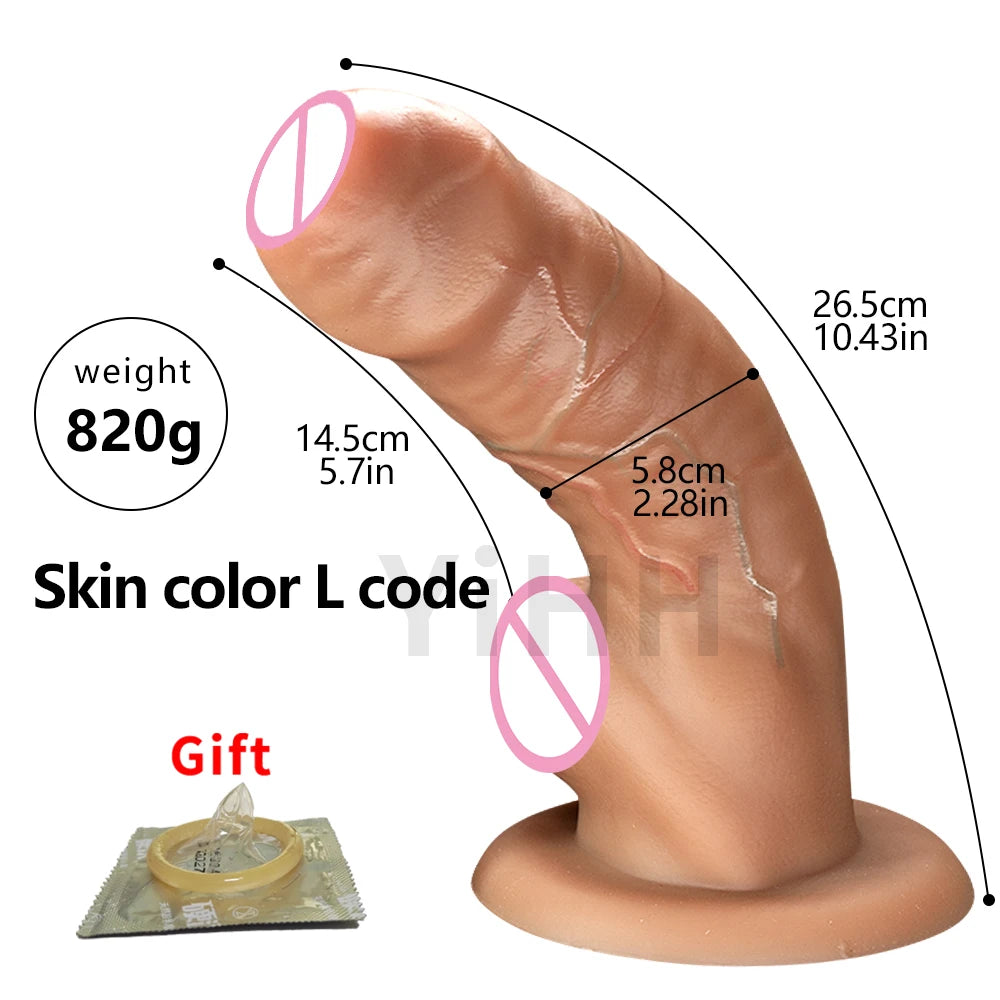 Realistic Dildo with Powerful Suction Cup Silicone Small Penis Big Dick Sex Toys Flexible G-spot Dildo Female vaginal anal Plug