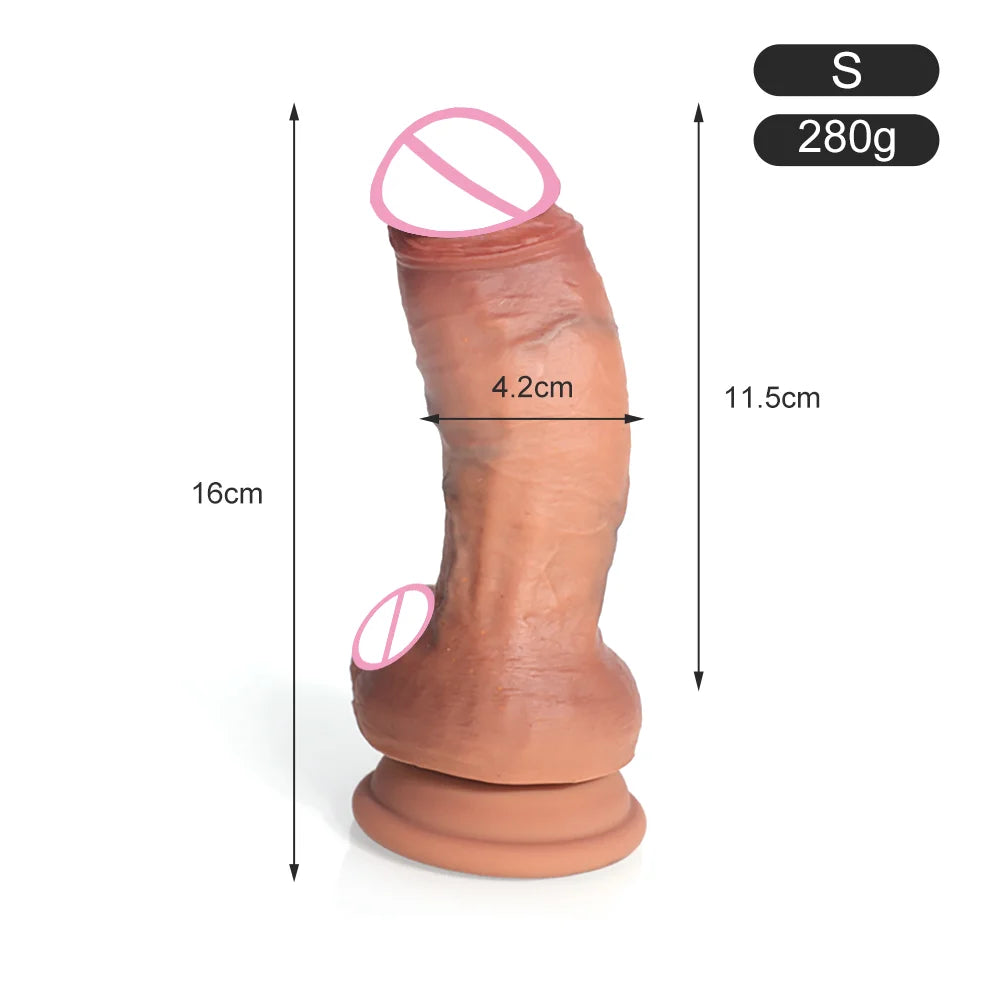 Realistic Dildo with Powerful Suction Cup Silicone Small Penis Big Dick Sex Toys Flexible G-spot Dildo Female vaginal anal Plug