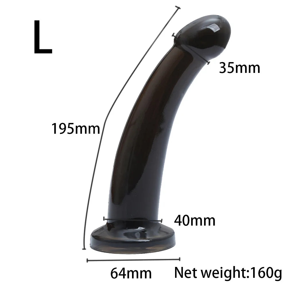 Realistic Dildo with Strong Suction Cup for Beginners G-Spot Vagina Stimulation Dildo Anal Plug Sex Toys for Women and Couple