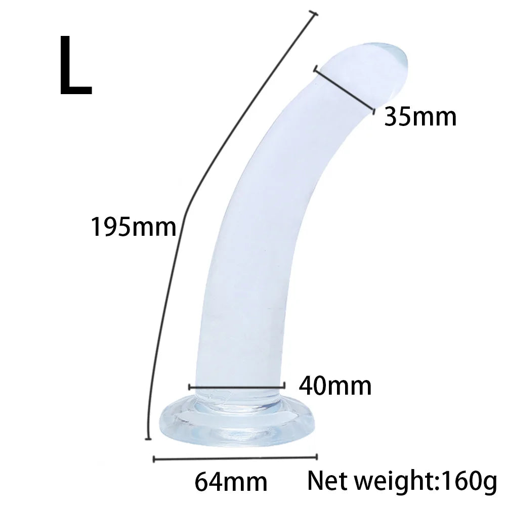 Realistic Dildo with Strong Suction Cup for Beginners G-Spot Vagina Stimulation Dildo Anal Plug Sex Toys for Women and Couple