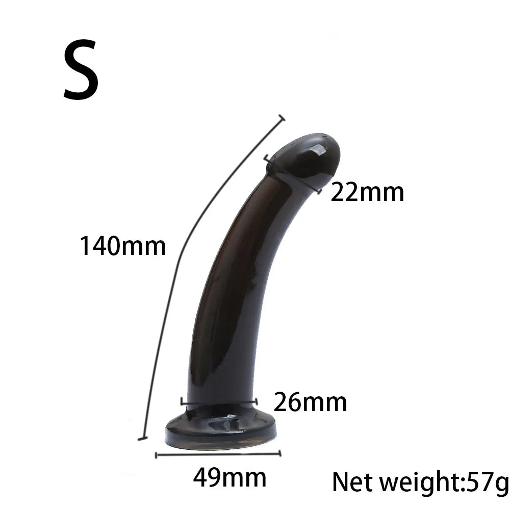 Realistic Dildo with Strong Suction Cup for Beginners G-Spot Vagina Stimulation Dildo Anal Plug Sex Toys for Women and Couple